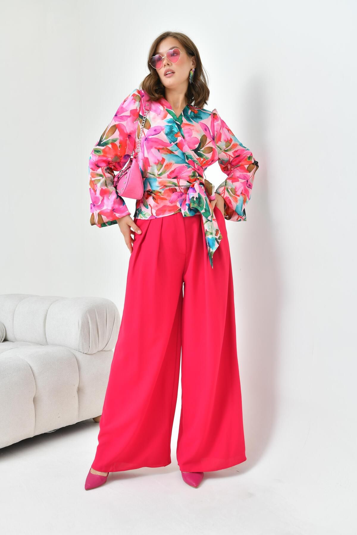 FTZ WOMEN:کت و شلوار Fuchsia 30860